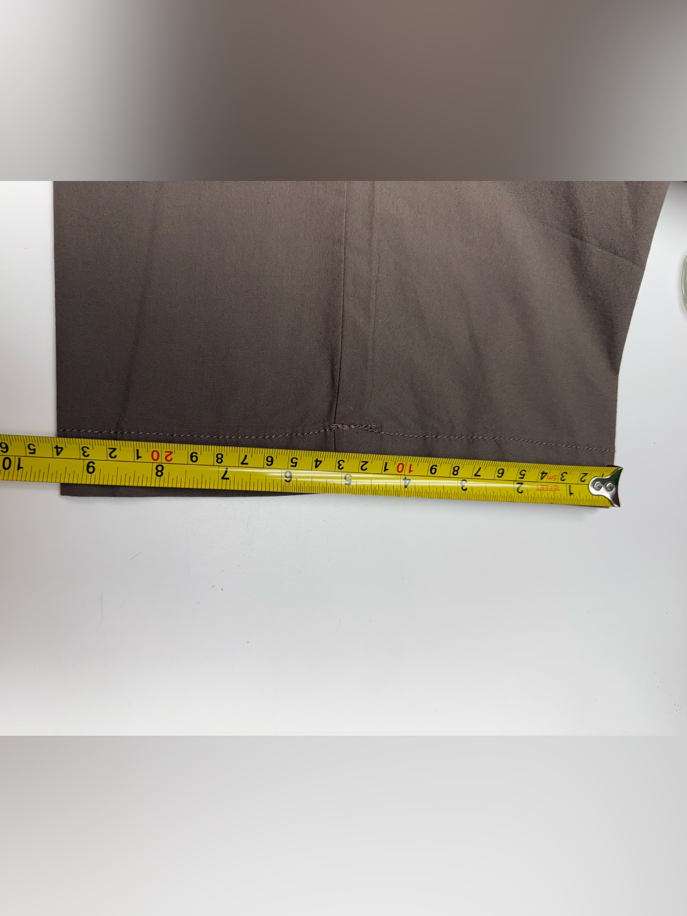 L Capri Easy Fit Through Hip/Thigh by St John’s Bay, Dark Khaki, Pockets Pull On - Picture 11 of 14